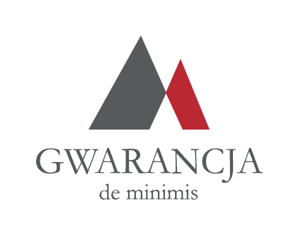 Logo gwarancja de minimis